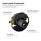 Kibi Circular Pressure Balanced Single Function Shower System with Rough In Valve - Matte Black KSF407MB - alternate 3